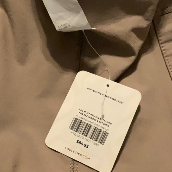 Fabletics Tan Cargo Pants - Picture 2 of 9